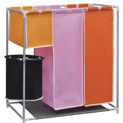 3-delige Wassorteerder met wasmand>vidaXL Hot