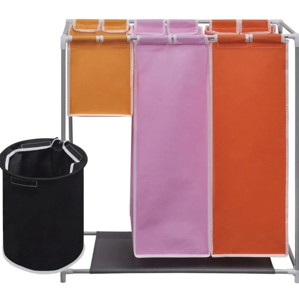 3-delige Wassorteerder met wasmand>vidaXL Hot