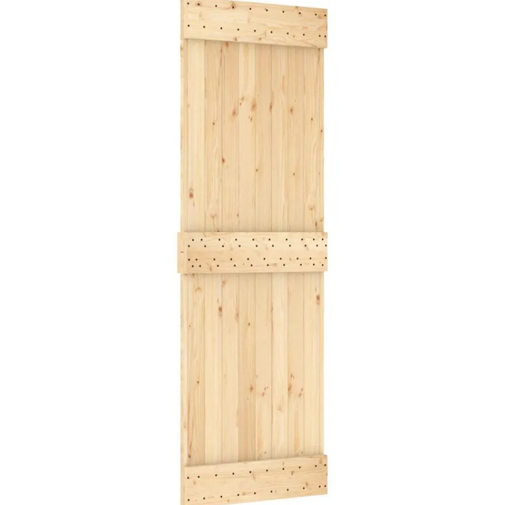 Deur NARVIK 70 x 210 cm Massief Grenenhout>vidaXL New