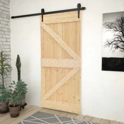 Deur NARVIK 80 x 210 cm Massief Grenenhout>vidaXL Best