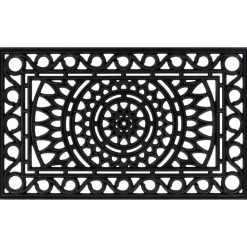 Woon- & Tuinaccessoires*vidaXL Deurmat rechthoekig 45x75 cm rubber