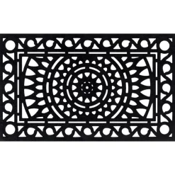 Woon- & Tuinaccessoires*vidaXL Deurmat rechthoekig 45x75 cm rubber