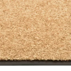 Woon- & Tuinaccessoires*vidaXL Deurmat wasbaar 40x60 cm crème Crème