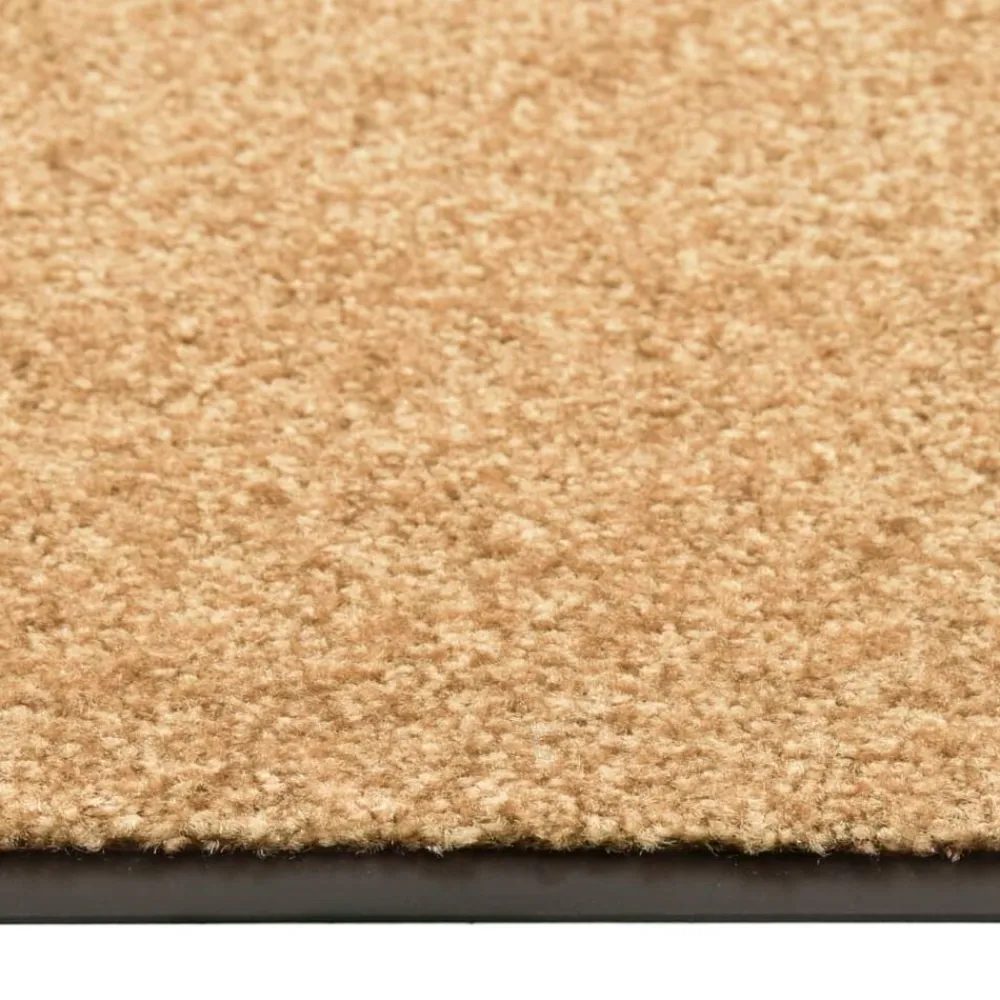 Woon- & Tuinaccessoires*vidaXL Deurmat wasbaar 40x60 cm crème Crème