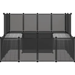 Dierenhok klein 143x107x93 polypropeen en staal><noscript><img width=