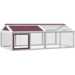 Dierenren 200x112,5x74 cm massief grenenhout kleurig>vidaXL Discount