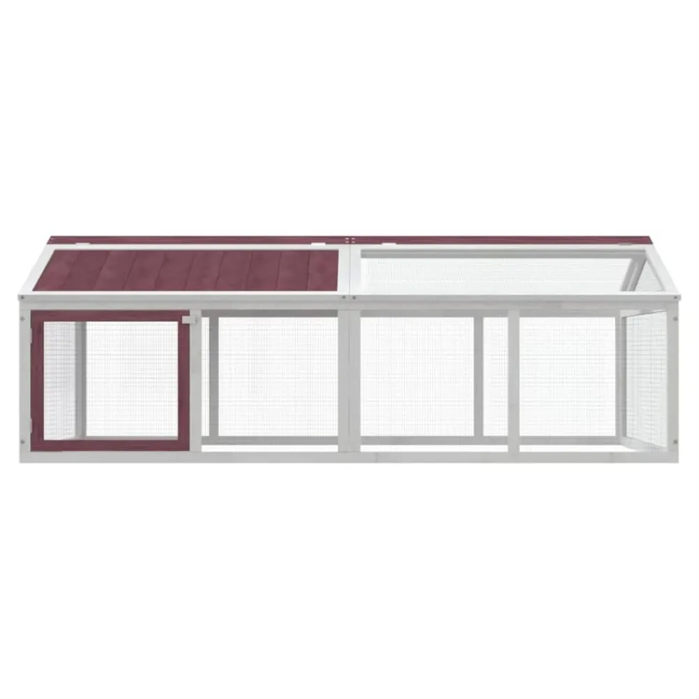 Dierenren 200x112,5x74 cm massief grenenhout kleurig>vidaXL Discount