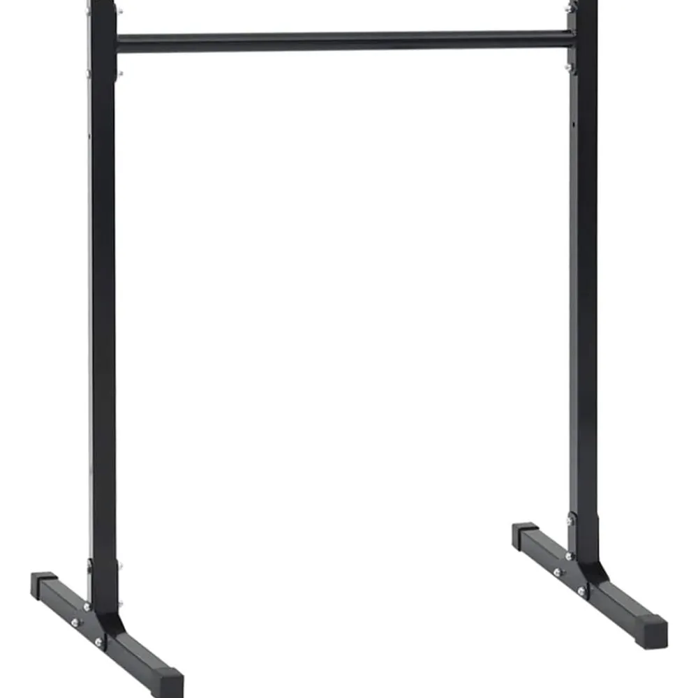 Dip station 2 pcs Zwart 55 x 90 x 104.5 cm Gepoedercoat staal>vidaXL