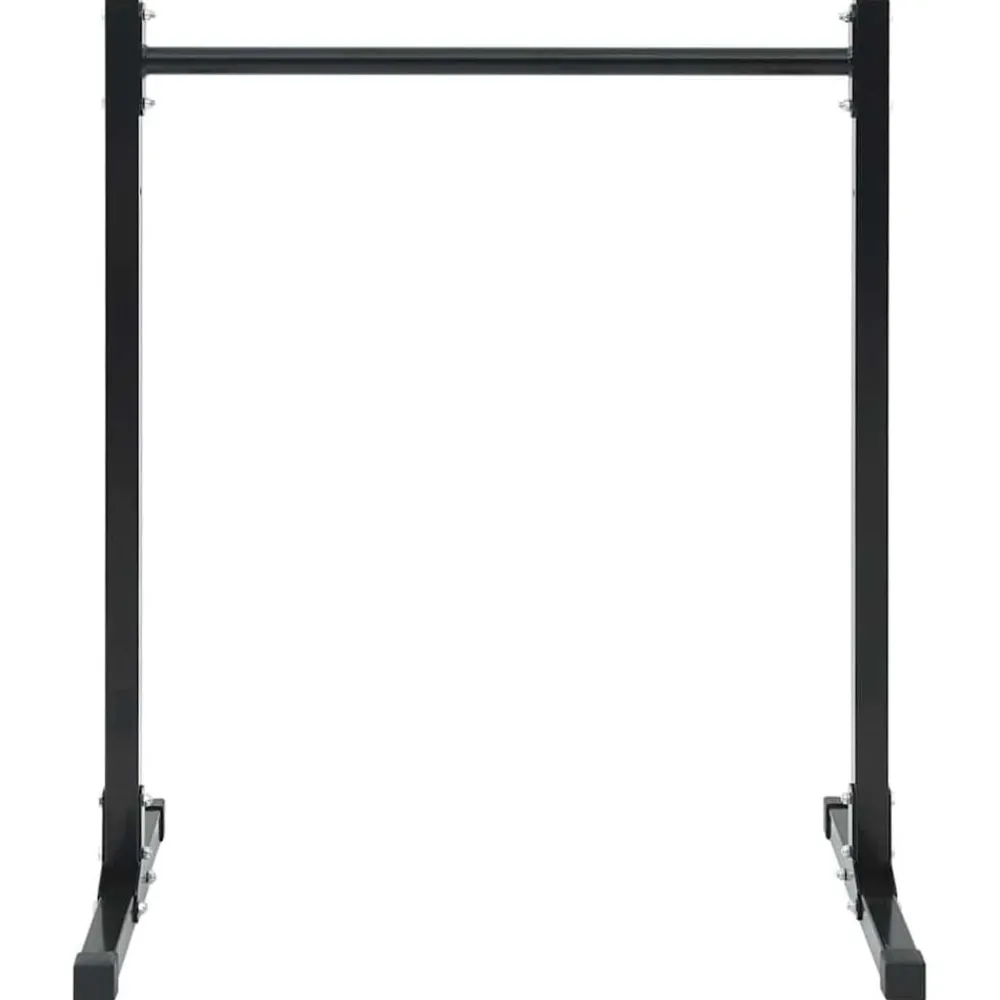 Dip station 2 pcs Zwart 55 x 90 x 104.5 cm Gepoedercoat staal>vidaXL