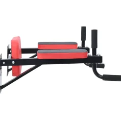Dip station Zwart en Rood 72,5 x 70 x 31 cm Gepoedercoat staal><noscript><img width=