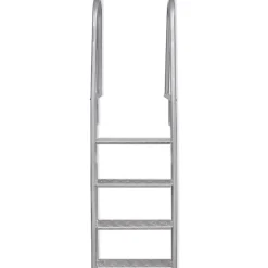 Zwembaden & Spa'S*vidaXL Dok/zwembadladder met 4 treden aluminium 167 cm