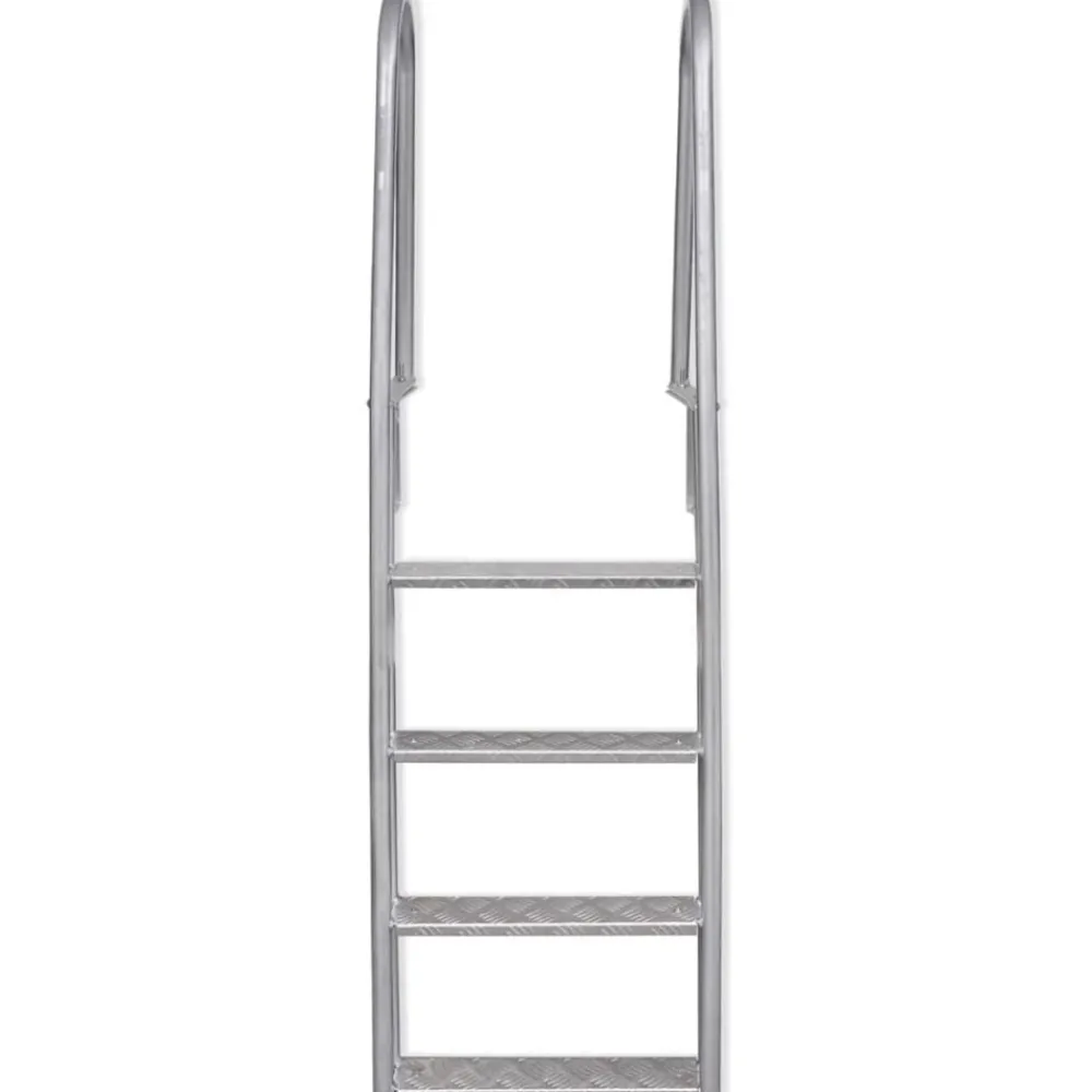 Zwembaden & Spa'S*vidaXL Dok/zwembadladder met 4 treden aluminium 167 cm
