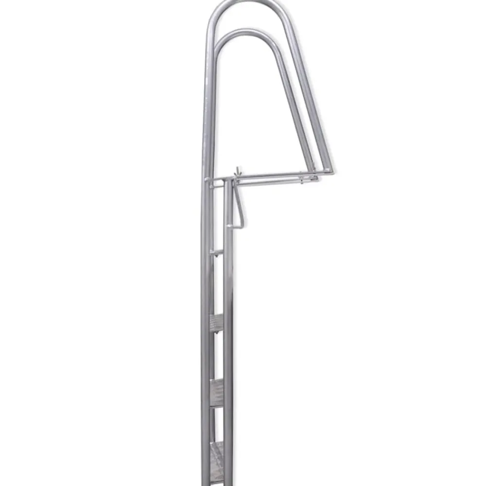 Zwembaden & Spa'S*vidaXL Dok/zwembadladder met 4 treden aluminium 167 cm