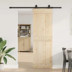Doos met onderdelen voor schuifdeur 183 cm staal zwart><noscript><img width=