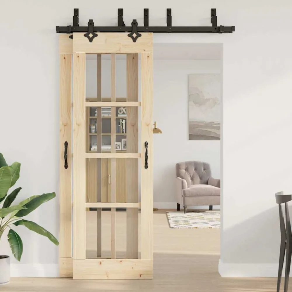 Bouwmaterialen*vidaXL Doos met onderdelen voor schuifdeur 152,5 cm staal zwart