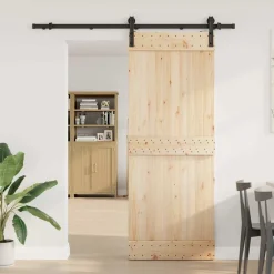 Doos met onderdelen voor schuifdeur 183 cm staal zwart><noscript><img width=