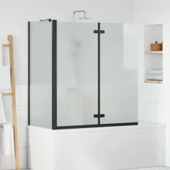 Sanitair & Loodgietersbenodigdheden*vidaXL Douche Omhulsel 120 x 68 x 130 cm ESG-glas en aluminium Zwart