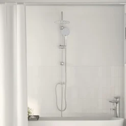 Sanitair & Loodgietersbenodigdheden*vidaXL Douche systeem Zilver 47 x 20 x 95 cm Roestvrij staal Zilverkleurig