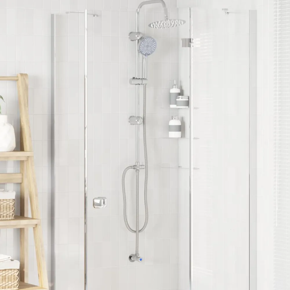 Sanitair & Loodgietersbenodigdheden*vidaXL Douche systeem Zilver 47 x 20 x 95 cm Roestvrij staal Zilverkleurig