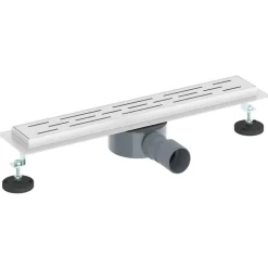 Sanitair & Loodgietersbenodigdheden*vidaXL Doucheafvoer Glasdeksel met 360° Sifon Zilver 50 cm