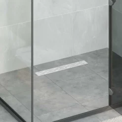 Sanitair & Loodgietersbenodigdheden*vidaXL Doucheafvoer Glasdeksel met 360° Sifon Zilver 50 cm