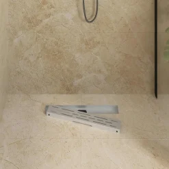 Sanitair & Loodgietersbenodigdheden*vidaXL Doucheafvoer Glasdeksel met 360° Sifon Zilver 50 cm