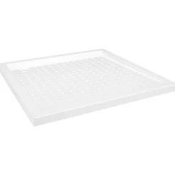 Sanitair & Loodgietersbenodigdheden*vidaXL Douchebak met noppen 80x80x4 cm ABS wit