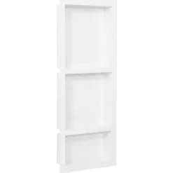 Douchenis met 3 vakken 41x99x9 cm hoogglans wit>vidaXL Outlet
