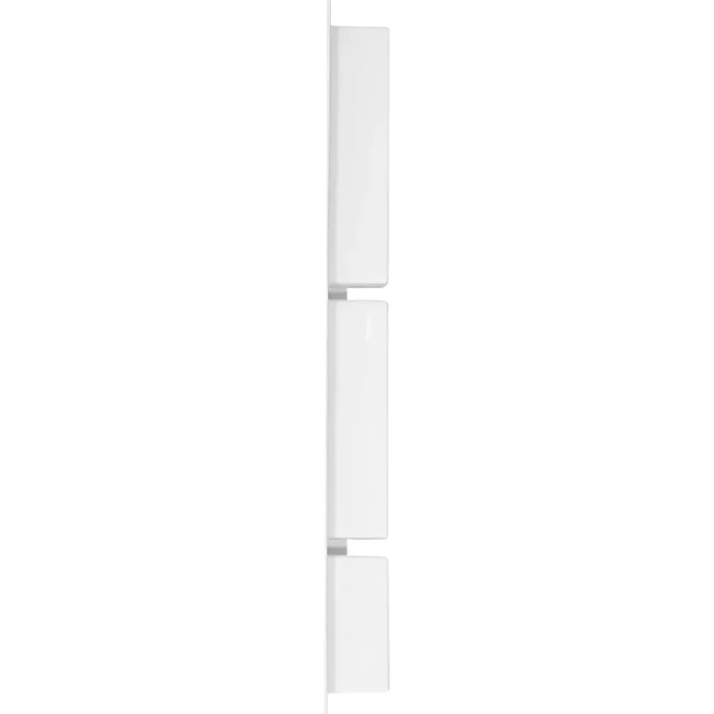 Douchenis met 3 vakken 41x99x9 cm hoogglans wit>vidaXL Outlet