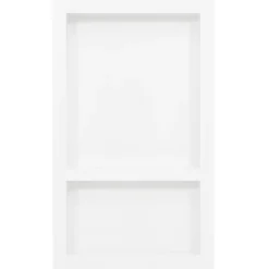 Sanitair & Loodgietersbenodigdheden*vidaXL Douchenis met 2 vakken 41x69x9 cm hoogglans wit