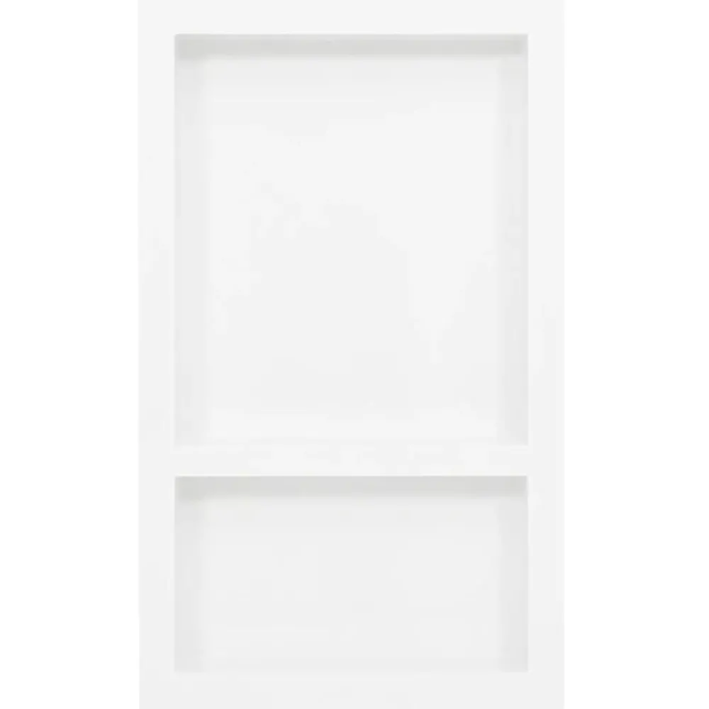 Sanitair & Loodgietersbenodigdheden*vidaXL Douchenis met 2 vakken 41x69x9 cm hoogglans wit