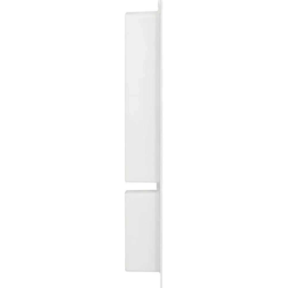 Sanitair & Loodgietersbenodigdheden*vidaXL Douchenis met 2 vakken 41x69x9 cm hoogglans wit