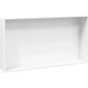 Douchenis 62x32x9 cm roestvrijstaal matwit>vidaXL New