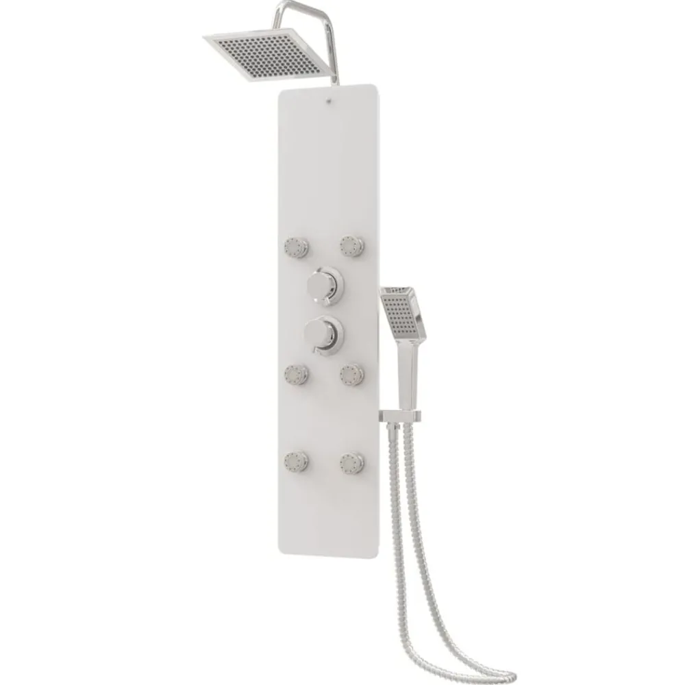 Douchepaneel 25x47,5x130 cm glas>vidaXL Discount
