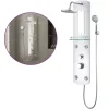 Sanitair & Loodgietersbenodigdheden*vidaXL Douchepaneel 25x43x110 cm zilverkleurig