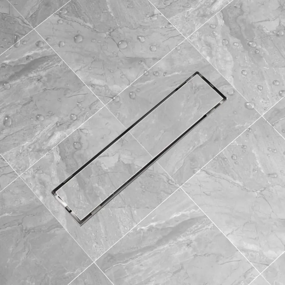 Sanitair & Loodgietersbenodigdheden*vidaXL Doucheputje rechthoekig 530x140mm roestvrij staal