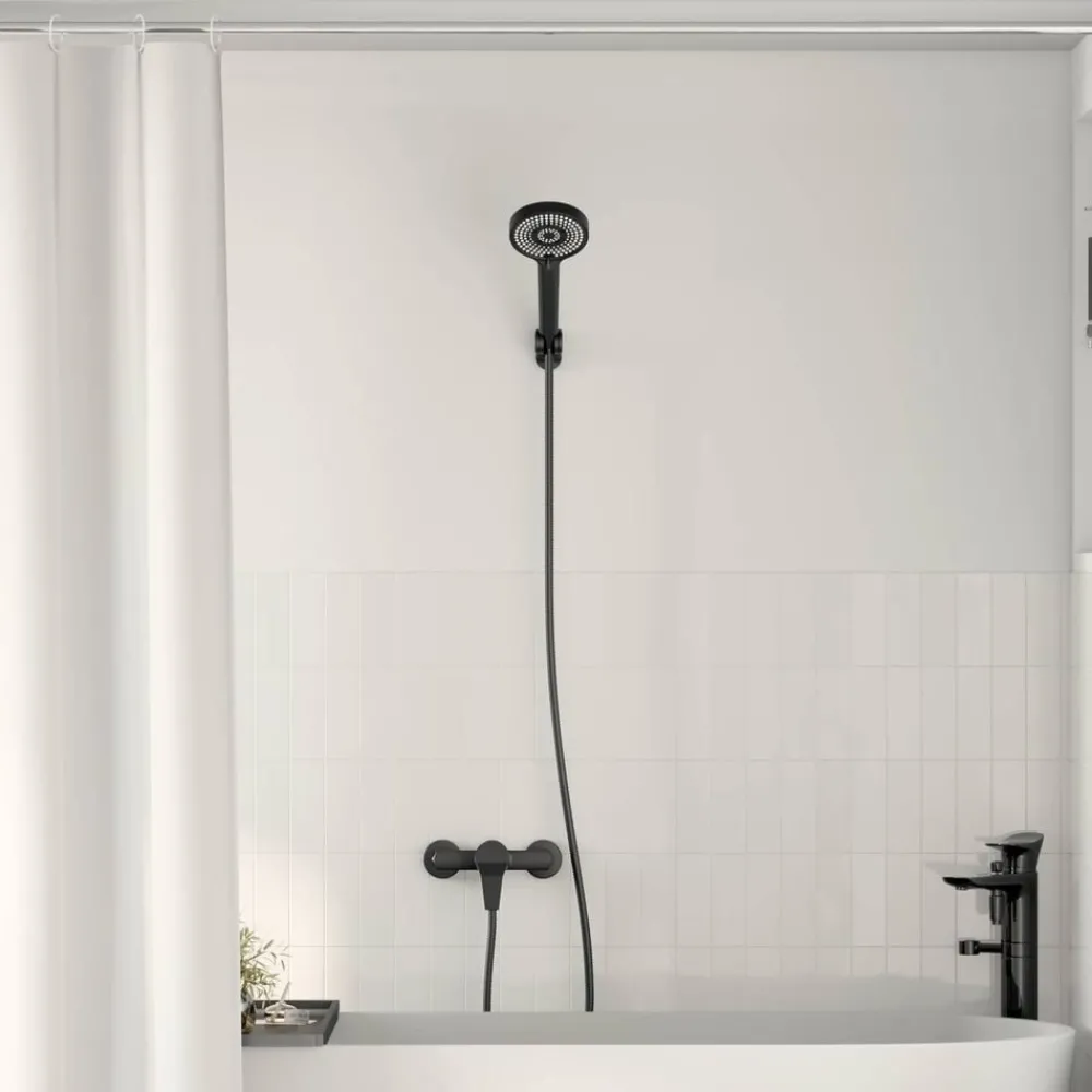 Sanitair & Loodgietersbenodigdheden*vidaXL Doucheset G 1 / 2 inch Koper Zwart