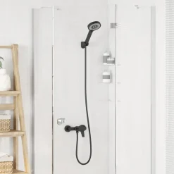 Sanitair & Loodgietersbenodigdheden*vidaXL Doucheset G 1 / 2 inch Koper Zwart