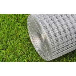 Draadgaas vierkant 1x25 m gegalvaniseerd staal kleurig><noscript><img width=