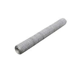 Draadgaas zeshoekig 1x25 m gegalvaniseerd staal kleurig>vidaXL Outlet