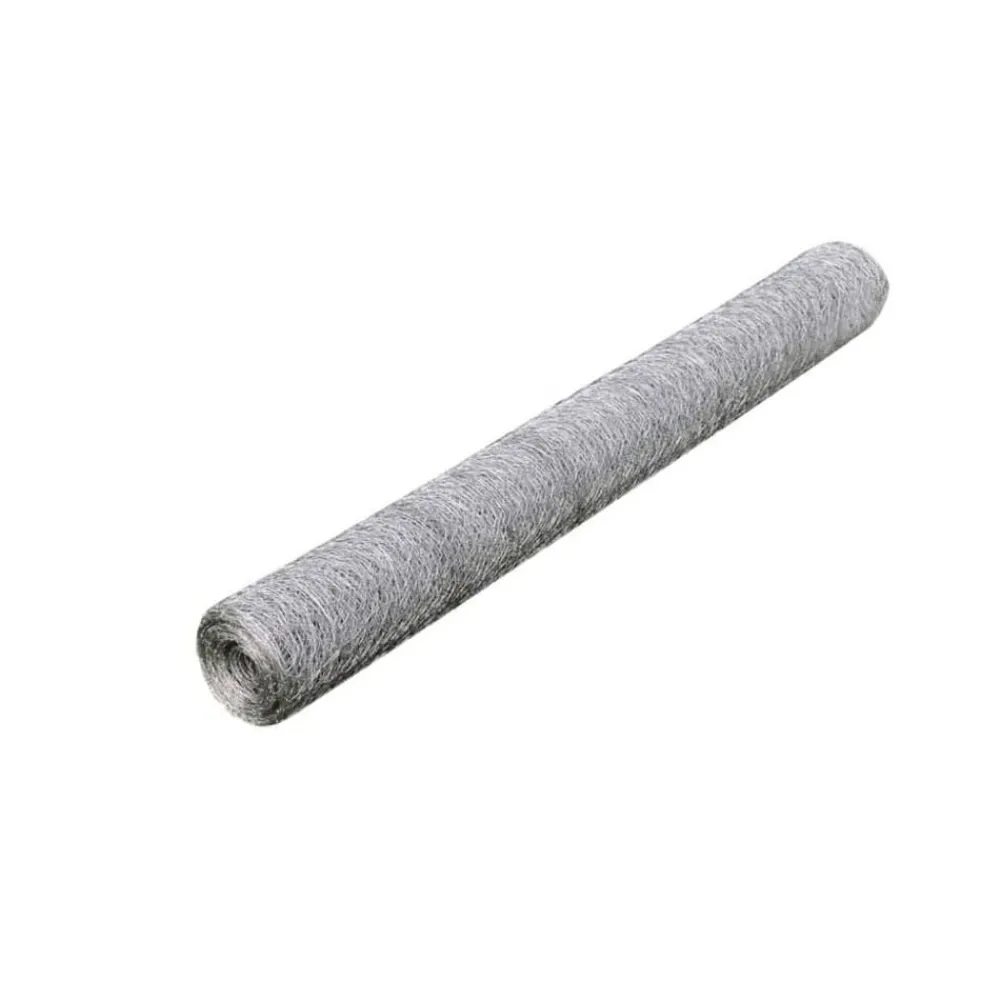 Draadgaas zeshoekig 1x25 m gegalvaniseerd staal kleurig>vidaXL Outlet