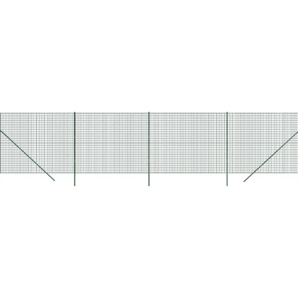 Draadgaashek 2x10 m gegalvaniseerd staal>vidaXL New