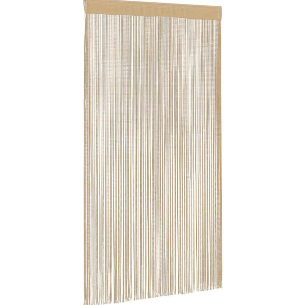 Woon- & Tuinaccessoires*vidaXL Draadgordijnen 100x250 cm 2 st Beige