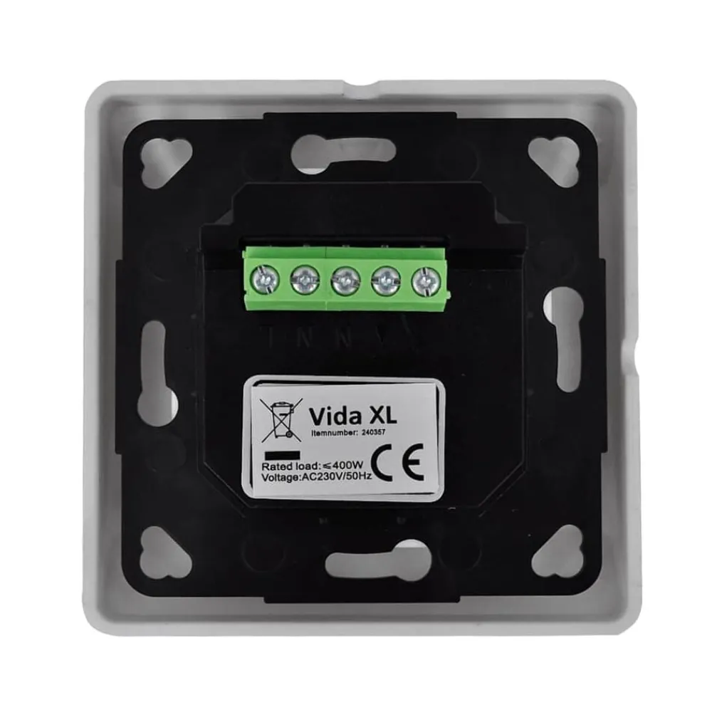 Draaimotorregelaar met programmeerbare timer>vidaXL