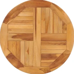 Tafelaccessoires*vidaXL Draaiplateau massief teakhout