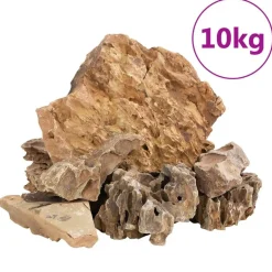Huisdierbenodigdheden*vidaXL Drakenstenen 10 kg 5-30 cm Bruin