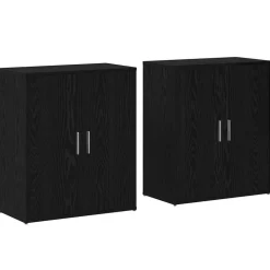 Dressoir 2 pcs 60 x 31 x 70 cm Bewerkt hout>vidaXL Hot