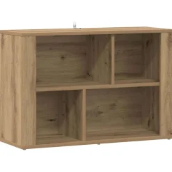 Kasten & Opbergmeubelen*vidaXL Dressoir Artisan Eiken 80 x 30 x 53 cm Bewerkt hout artisanaal eikenkleurig