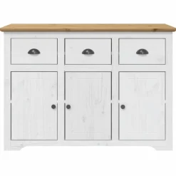 Dressoir BODO 115,5x44x80 cm massief grenenhout wit en><noscript><img width=