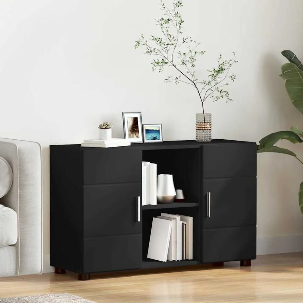 Dressoir FLORIN 88,5 x 30,5 x 55,5 cm Bewerkt hout>vidaXL New